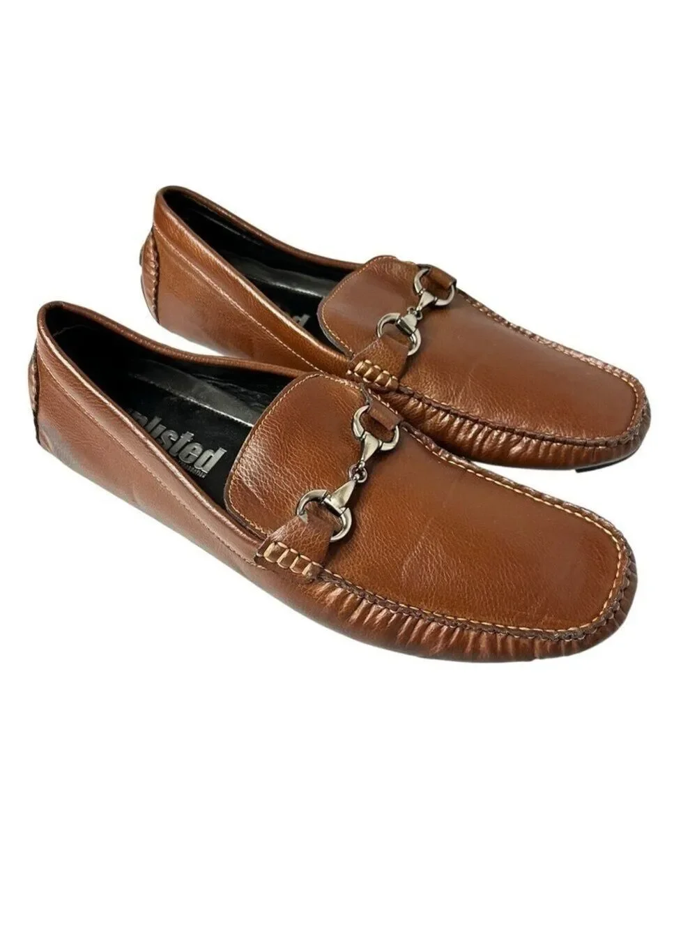 Unlisted by Kenneth Cole Men’s Brown Slip On Driver Shoes Size 10.5 M